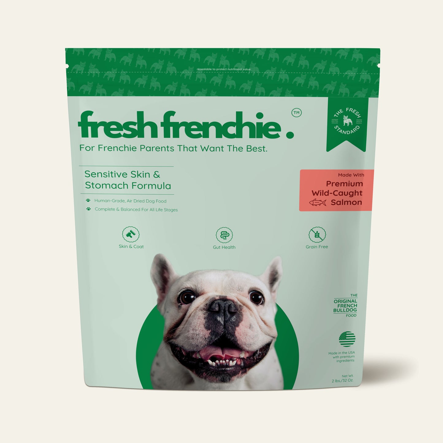 Fresh Air Dried Dog Food For French Bulldogs